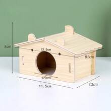 New Wooden Hamster Villa Chewable Easy To Install Platform House Cage Accessories Hamster Climb Toy Pet Supplies - Multicolor - View 25