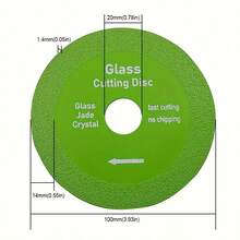 3pcs,Multi-Purpose Glass Cutting Saw Blade Set - Diamond-Coated Steel Blades Offering High Wear Resistance And Reusability. An Essential Precision Cutting Tool For Diverse Materials Including Glass, Stone Slabs, Tiles, Wood, Metal, Ceramics, Crystal - Multicolor - View 6