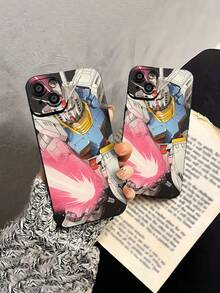 Funda para teléfono Gundam Battle Blast: Protege tu dispositivo con estilo. Compatible con teléfonos ,  17,  16 Pro Max,  15 Pro Max,  13 y  12. Fabricada en TPU para una protección total contra golpes y caídas. Un regalo fantástico para fans del anime, amigos, cumpleaños y ocasiones especiales. - Negro - Ver 5