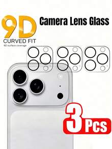 Bộ 3 miếng dán cường lực bảo vệ camera, tương thích với iPhone 17 Pro Max 17 Air, màng bảo vệ ống kính sau, tương thích với iPhone 17 Air 17 Pro 17 Pro Max 16 16 Pro 15 14 13 12 11 Pro Pro Max Plus Mini Series, màng bảo vệ ống kính 3D, chống trầy xước, dễ lắp đặt. - Trong sáng - Xem 13