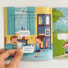 18 Pages Children Reusable Sticker Book Puzzle Game DIY Cartoon Stickers For Kids Educational Learning Books - Multicolor - View 8