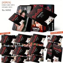 KATS-EYE Lomo 卡片 - Gabr.Iela 照片集卡片，92 张带贴纸的照片卡片，Kpop 粉丝礼物，创意游戏配件，纸质材料，成人适用，创意游戏配件 | 生动的卡片设计 | 耐用的卡片材料，Kpop 商店，Katseye，Katseye 照片卡片，Lomo 卡片，收藏卡片 - 彩色 - 查看 2