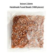 1000/12000 piezas de cuentas de fusión hechas a mano de 2,6 mm y 5 mm, kit de cuentas de fusión - materiales de manualidades para pulseras, pendientes, paneles de arte de píxeles y suministros de manualidades DIY, regalo creativo para niños y niñas en Navidad y Año Nuevo