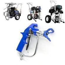 Airless Spray Gun Paint Putty Spray Gun 360 ° Rotating Joint 1/4 Turn 3/8 Joint Connected To High-Pressure Airless Spray Pipe GRACO Wagner Titan Gutubao 7200PSI - Blue - View 4