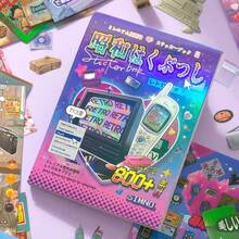 ステッカーすてっかーステッカー 韓国　ぷくぷくシールシール キャラクターシール 立体ミレニアルY 2 K風延辺型カットシール本少女日記昭和風シール本手帳diy素材シール本 - BB - チェックする 1