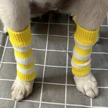 4pcs/Set Pet Leg Warmers, Outdoor Knee Pads, Anti-Scratch & Dirt For Large, Medium, Small Pets - Multicolor - View 2
