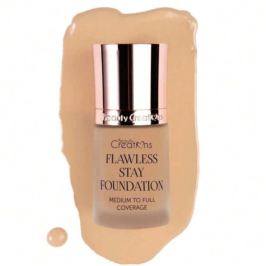 Beauty Creations Base Liquida Maquillaje Bauty Creations Original Flawless Stay Foundation - 6.5 - Ver 1