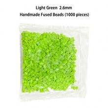 1000/12000 piezas de cuentas de fusión hechas a mano de 2,6 mm y 5 mm, kit de cuentas de fusión - materiales de manualidades para pulseras, pendientes, paneles de arte de píxeles y suministros de manualidades DIY, regalo creativo para niños y niñas en Navidad y Año Nuevo