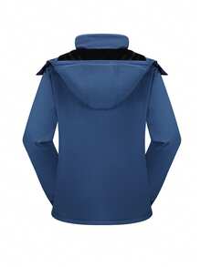 CAMEL CROWN Men's Ski Jacket Winter Warm Snow Coat Waterproof Windbreaker Hooded Work Outerwear Snowboarding Jackets - Blue - View 7