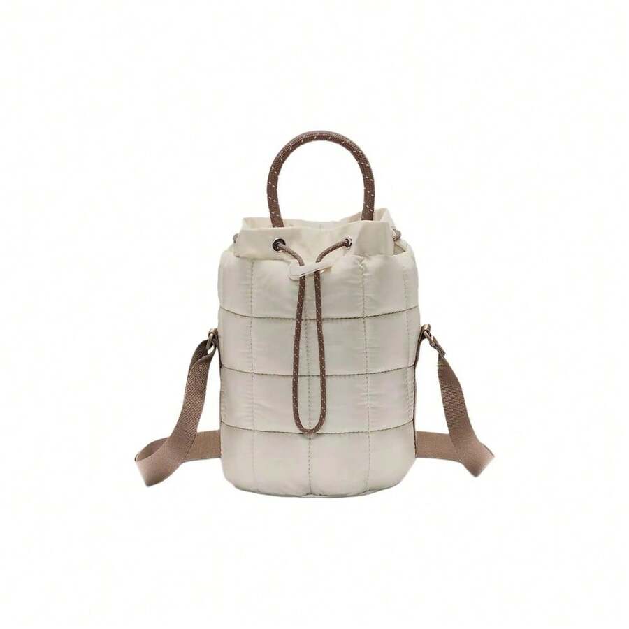 Nike 男女通用 NK NSW PUFFLE TINY TOTE 户外运动单肩包 HQ6709-072 - 灰色 - 查看 1