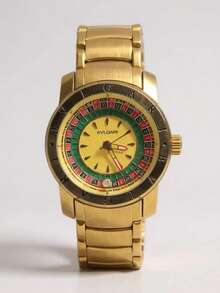 Luxury JCOB & CO Casino Roulette Watch With Box/Gift - 金色/金色 - 查看 2