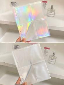 1/2/4格激光相册，A5六孔照片卡夹，透明页面保护套相册，偶像名牌套装，返校季，学习用品