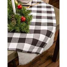 DII Holiday Collection, Mesa de Navidad a Cuadros, Mantel de 52 x 52 Pulgadas, fogata(101.6 x 101.6 cm (Cuadrado)) - Multicolor - Ver 4