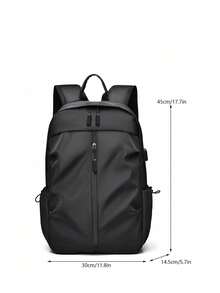 Black Fashion Backpack For Men – Stylish, Spacious & Durable Multi - Compartment Backpack With Ergonomic Straps, Modern Design & US - Based 2 - 7 Day Delivery, Perfect For Work, Travel, Daily Commutes & Urban Adventures, Featuring Water - Resistant Fabric, Secure Zippers, Ample Capacity For Laptop, Tech Gear, Documents & Essentials, Expertly Crafted To Elevate Your Everyday Style With Practical, Chic Sophistication, Ideal For Fashion - Forward Professionals, Travelers & Urban Dwellers To Stay Organized, Stylish & Efficient On Every Occasion In Effortless Design That Blends Functionality And Modern Fashion Seamlessly, A Versatile Companion To Keep Your Belongings Tidy And Your Style On Point From Office Meetings To Weekend Explorations - 彩色 - 查看 7