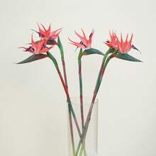 Flower Realm 1/5支装，58厘米/22.83英寸，人造天堂鸟花，仿真花，人造植物，家居装饰，房间装饰，办公室装饰，婚礼装饰，DIY花束 - 彩色 - 查看 14