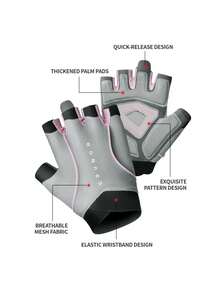 GOUNOD Męskie i damskie, lekkie rękawice do ćwiczeń, podnoszenia ciężarów, jazdy na rowerze, z doskonałą siłą chwytu. Rękawiczki antypoślizgowe do ćwiczeń fitness i jazdy na rowerze.