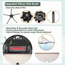 Q7 Kit For Roborock Q7 Max Q7 Max+ Q7+ Robot Vacuum Cleaner Replacement Accessories 23Pack With Rubber Roller Brush 4 Filters 5 Mop Cloth 10 Side Brushes 3 Cleaning Tools - BlackSideBrush - View 5
