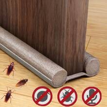 Reusable Easy-Install Door Bottom Seal - Windproof Soundproof Warmth & Insect Barrier - Multicolor - View 3