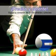 2 Tacos de Billar Desarmable Palos de Billiard para Principiante Taco de Piscina Palo de Mesa de Billar,Taco de billar para sala de billar Taco extraíble Taco de billar portátil Taco de billar 145cm - 1 - Ver 7