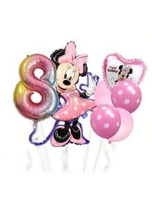 Mouse Theme Party Balloon Set  Birthday Party Balloon Combination Set Suitable For Holiday Celebration Event Decoration Supplies Background Wall Decoration Balloon Props - Multicolor - View 19