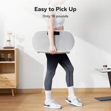MERACH Vibration Plate, Whole Body Workout Powerful Quiet Vibration Plate Exercise Machine For Weight Loss And Shaping, Auto Or Manual Speed Control, Built-In Bluetooth Speaker - UK Plug(220-240V) - View 5