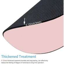 Pad Pink, Premium-Textured Small Round Pink Pad 7.9 X 7.9 Inch, Anti-Slip Waterproof Rubber  Mat, Pretty Cute  Pad For Office Gaming Laptop Women,09Pink - 09Pink - 查看 3