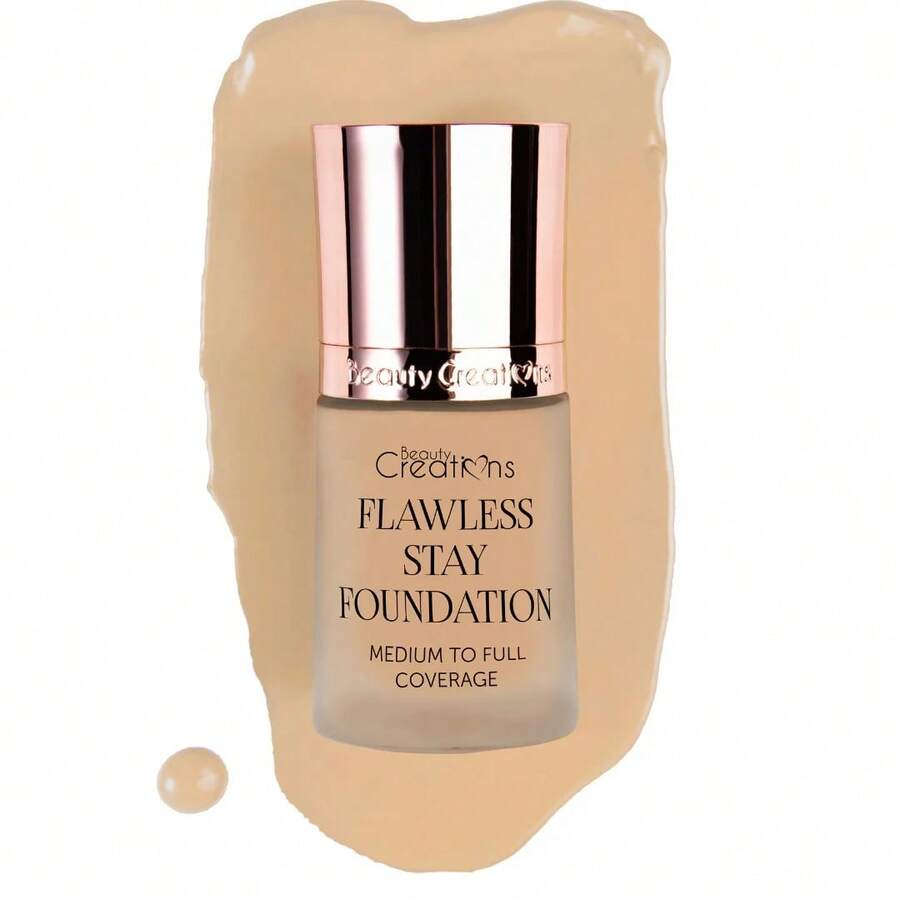 Base Liquida Maquillaje Beauty Creations Original Flawless Stay Foundation - 4.0 - Ver 1