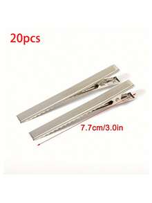 50pcs/20pcs Hair Clips 20mm-77mm Single Prong Alligator Hairpin Teeth Blank Setting For DIY Hair Clip Accessories Jewelry Making Supplies - Multicolor - View 10