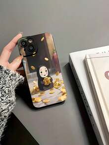 Funda para teléfono Cozy Coins compatible con teléfonos ,  17,  16 Pro Max,  15 Pro Max,  13 y  12. Fabricada en TPU para una protección total contra golpes y caídas. Un regalo divertido para familiares, amigos, gamers y cualquier persona que aprecie los diseños únicos. - Negro - Ver 6