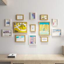 13-Piece Premium Photo Wall Frame Set, Collage Wall Display For Living Room & Bedroom, Includes Landscape Photos, No Drilling Required