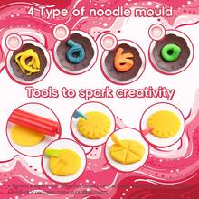 32件套冰淇淋橡皮泥套装 - 色彩鲜艳，配件丰富，是一款培养创造力的益智玩具，也是送给男孩女孩的绝佳创意生日礼物。 - 彩色 - 查看 10