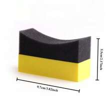 10pcs Cleaning Sponge Brush For Car Wheel Tire Wash Wipe Water Suction Sponge Pad Wax Polishing Tyre Brushes Tools - 10pcs - View 3