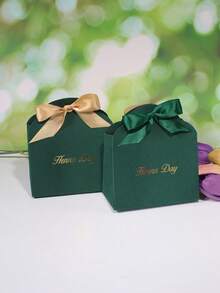 10pcs Elegant Henna Day Gift Bags With Gold Lettering And Satin Ribbon Bow, Perfect For Bridal Celebrations, Wedding Parties, Engagement Day, Bridesmaid Gifting, Candy, Chocolate, Jewelry, Small Gifts, Party Favors, Decorative Packaging For Cultural Events, Sturdy Boutique-Style Paper Bags Ideal For Festive Setups, Pre-Wedding Gatherings, And Special Occasion Gift Wrapping - 11.5X6X13cm - View 4