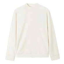 CAMEL CROWN Men's Long Sleeve T-Shirt, Warm Turtleneck Top For Autumn/Winter, Wool Blended Base Layer Long Sleeve Shirt - Warm White - View 2