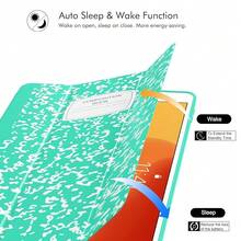 Case For IPad 9th Generation 2021/8th Gen 2020/7th Gen 2019 With Pencil Holder - Premium Shockproof Case With Soft TPU Back Cover & Auto Sleep/Wake For IPad 10.2 Inch, Book Mint Green,B-BookMintGreen - B-bookMintGreen - View 8