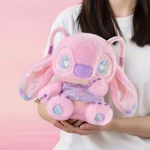 Miniso 1件迪士尼史迪奇系列新款中国风梦幻天使坐姿摆件（甜香） - 传统与现代设计的融合 - 粉色 - 查看 3