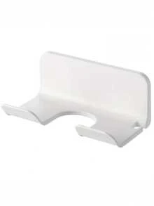 1pc New Hair Dryer Stand, Bathroom Storage Rack, Bathroom Item Holder Without Drilling, Hair Dryer Hanger, Multi-Functional Hair Dryer Placement Rack - Multicolor - View 12