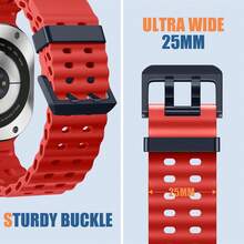 3Pcs/Set Compatible With Samsung Galaxy Watch 7/8 Ultra Bands 47mm (2024/2025), Rugged Ocean Wristband Breathable Silicone Sport Strap Waterproof For Galaxy Watch Ultra Bands Men Women,Sport Bands Compatible With Samsung Galaxy Watch 8 Band 44mm 40mm/8 Classic 46mm Men Women,Soft Silicone Breathable Waterproof No Gap Strap Compatible With Samsung Galaxy Watch 8 Bands 40 Mm 44 Mm - Galaxy Watch Ultra - 查看 3