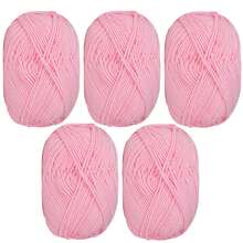 5卷/250克优质牛奶纤维纱线 - 柔软针织纱线，适合DIY钩编和编织项目，是制作包包、靠垫、玩偶、家居装饰的理想之选 - 多种颜色可选，每卷约50克 - 彩色 - 查看 23