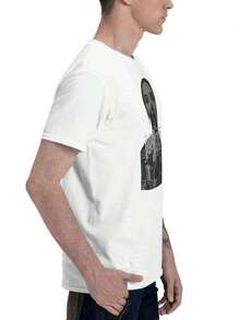 Nosferatu Horror Movie T-Shirt - Casual Black Relaxed Fit T-Shirt With Cute Reptile Design, All-Season Comfort And Hand Wash Care, Everyday Wear T-Shirt, Fun Graphic Tee - 黑色 - 查看 8