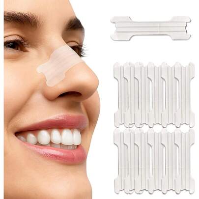 30/100pcs Nose Strips For Snoring & Breathing, Anti Snoring Devices