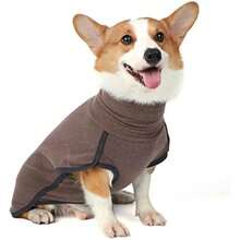 lifcasual Suéter para Perros Cuello Alto Cálido suéter de Invierno Ropa para Mascotas para Perros pequeños, medianos y Grandes(3GG Café) - Multicolor - Ver 8