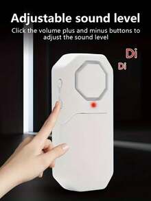 1pc Adjustable Volume Door/Window Alarm With Remote Control, 3 Anti-Theft Modes To Protect Personal & Company Property, Home & Business Security Sensor, Remote Control Door Magnetic Alarm, Home Security Anti-Theft Alarm (Batteries Not Included) - Multicolor - View 6