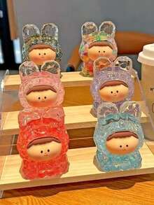 Fantasy Theme Resin Collectible Dolls, Sparkling Beaded Jelly Design, Party Favors, Holiday Gifts For Christmas, Halloween, Thanksgiving, Valentine's Day, Graduation - Decorative Figurines, No Power Required - Multicolor - View 4