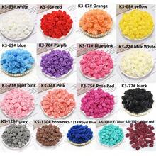 150PCS Heads Artificial Foam Flowers Bouquet MINI Teddy Bear Of Roses DIY Wreath Material Candy Box Accessories Home Wedding Decoration Bride Wrist Flower Chest Flower Headflower Material Valentine's Day New Year Decoration Birthday Party Cake Accessories - 150Pcs - View 11