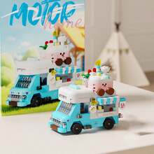 Mô hình đồ chơi khối xây dựng hình bánh tráng miệng hoạt hình dễ thương, đồ chơi lắp ráp để bàn trang trí nhà cửa - Nhiều màu - Xem 12