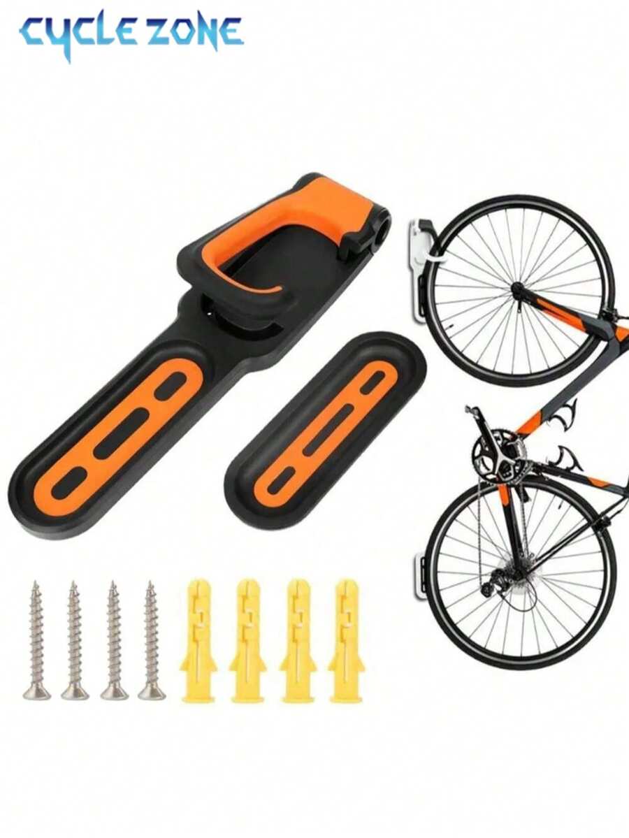 自行车停车架壁挂式挂钩，适用于山地车、公路车，可存放自行车，带支架，自行车支撑架，骑行配件，自行车壁挂式展示收纳架