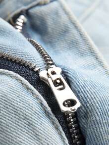 Men's Ripped And Washed Jeans For Everyday Casual Wear - Màu xanh lam - Xem 8