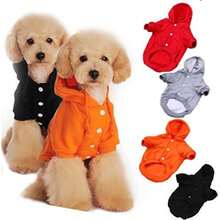 Gaorui Mono de Algodón con Capucha Camisetas para Perro Dog T-Shirt A7 6 8(L Rojo) - Multicolor - Ver 3
