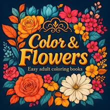GDTME 1 Cute Coloring Book: The Perfect Choice As A Christmas Gift, Thanksgiving Gift, Or Christmas Decoration; Ideal For Gifting To Girlfriends, Family, And Teens To Unwind, Features A Pearl Cover And 120gsm Thick Paper. - JZ-057 Flower - View 8